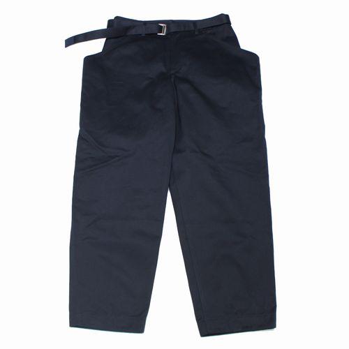 sacai サカイ 25SS Cotton Chino Pants パンツ 1 ネイビー : unstitch