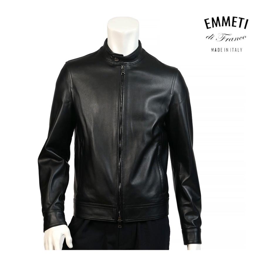 EMMETI（エンメティ） JURI ユリ Nappa Cerata レザー ライダース