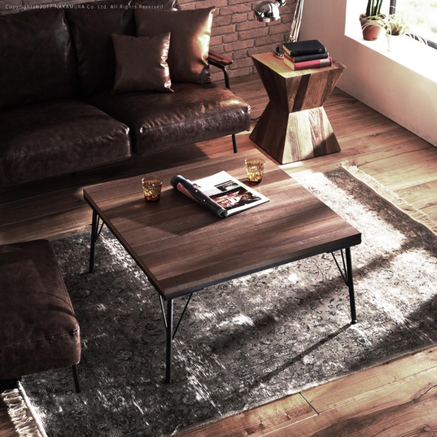 こたつテーブル 単品 コタツ 80×80cm 正方形 北欧 アメリカン