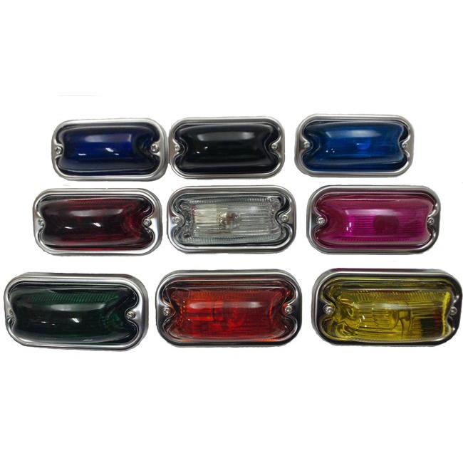 角マーカーランプ（前開き）ブルー/グリーン/イエロー/レッド/クリア