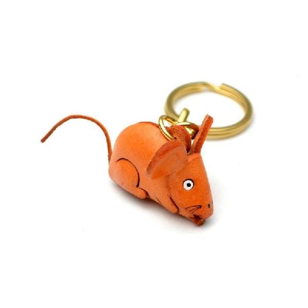 本革製キーホルダー 干支 子 バンカクラフト 革物語 VANCA CRAFT