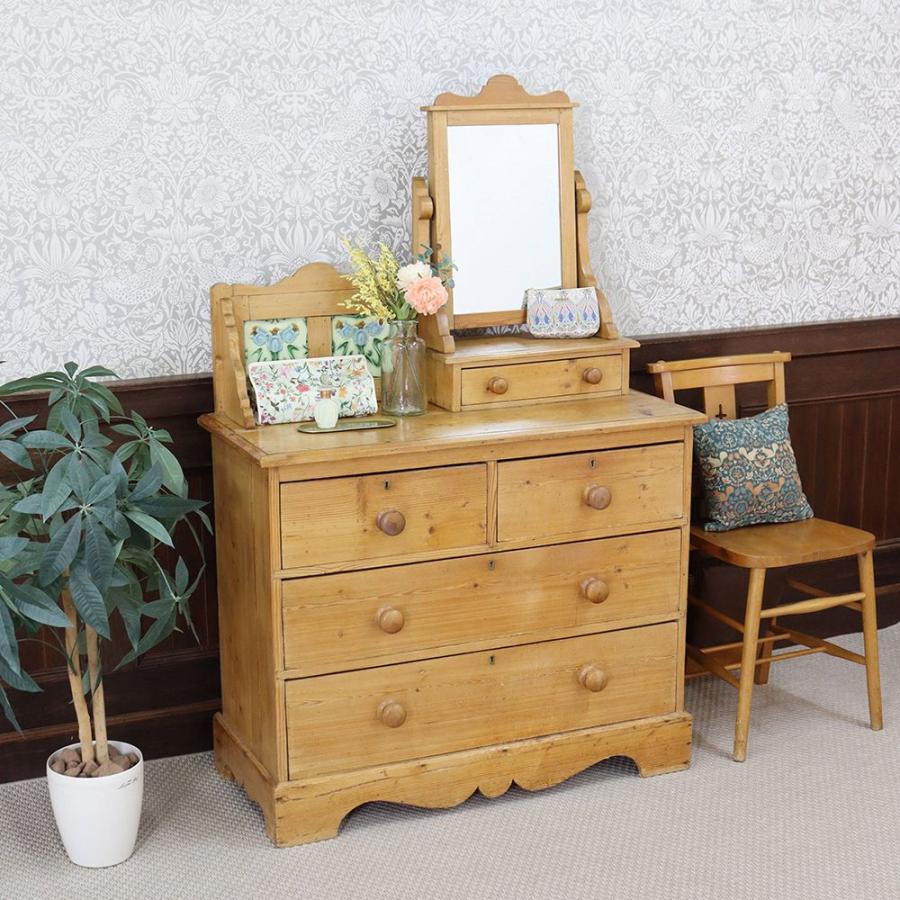 パインドレッシングチェスト 英国 アンティーク パイン材 1930年代