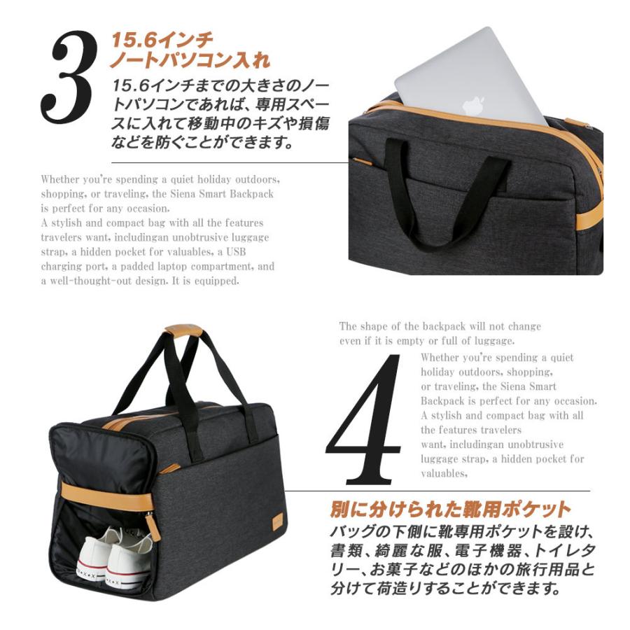 ボストンバッグ 旅行 出張 ノルディス Nordace Sienaクラシック