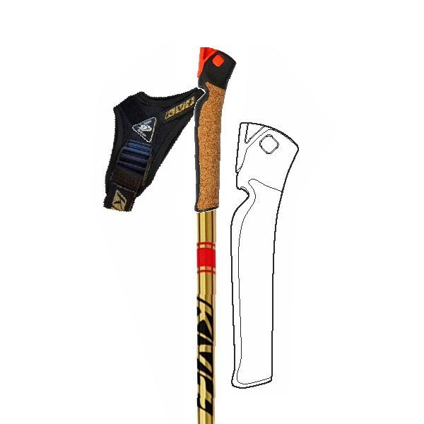 KV+ ケーブイプラス クロスカントリースキー ポール トルネード