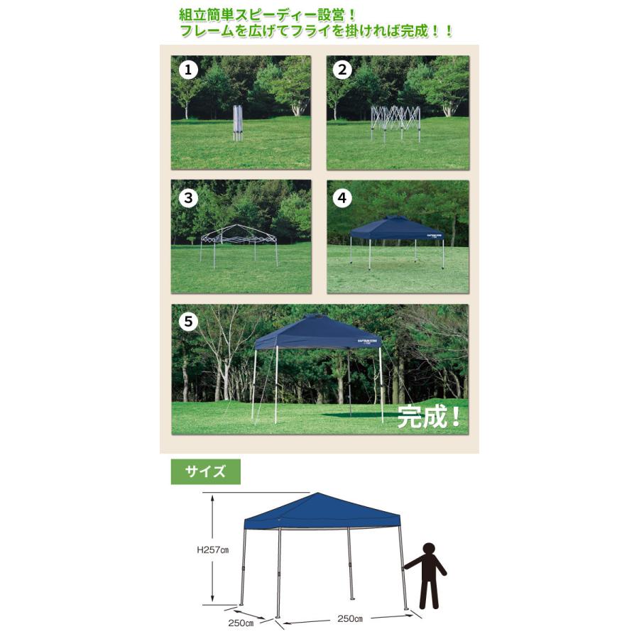 CAPTAIN STAG（キャプテンスタッグ） クイックシェードDX 250UV-S