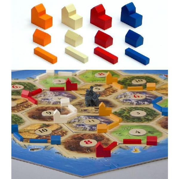 送料無料 カタンの開拓者たち 木製コマ : ユウセイ堂1号店 Yahoo