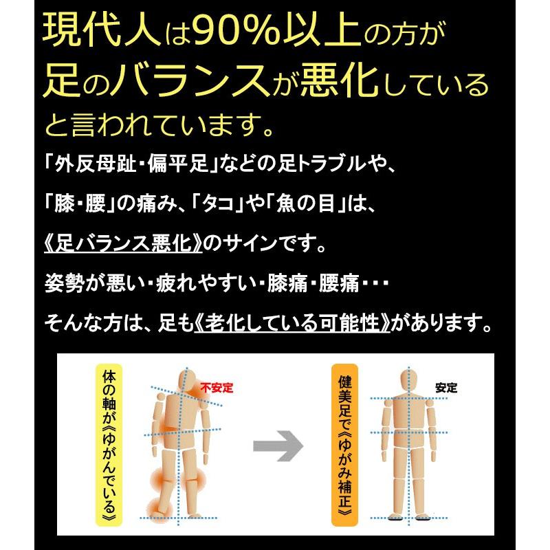 健美足 [けんびそく] ゆがみ補正 ゴルフ用 インソール : ヤトゴルフ