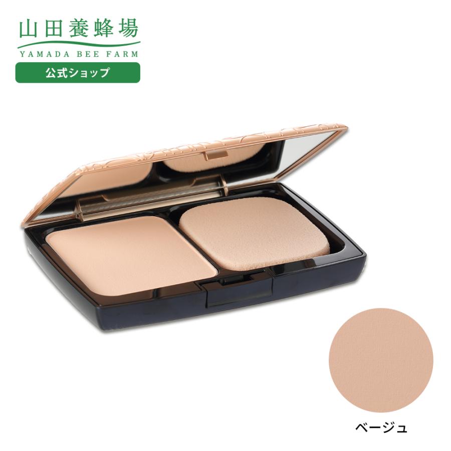 山田養蜂場 BEE MAKE パウダーファンデ セット ベージュ (専用ケース+
