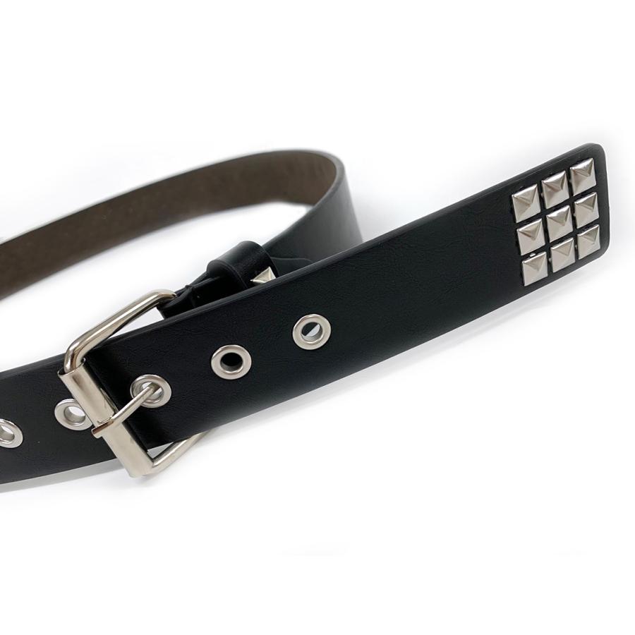 adia ベルト スタッズベルト ロック パンク ピラミッドスタッズ ビョウ