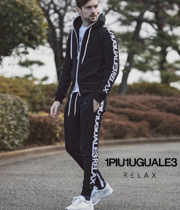 1PIU1UGUALE3 RELAX セットアップ 上下セット スポーツ カジュアル
