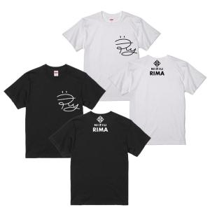 マコ ニジュー ニジユー NiziU サイン ロゴ入り ホワイト/ブラック T