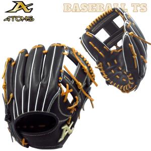 ATOMS アトムズ 軟式内野手用グラブ ACN-021 ブラック ナショナル