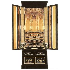 金仏壇： 京型高台みさと15号 金箔仏壇（仏具別） : ハセガワ仏壇