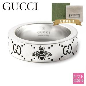 GUCCI（グッチ） 指輪 メンズ シルバー 正規品 リング GG＆ビー 蜂