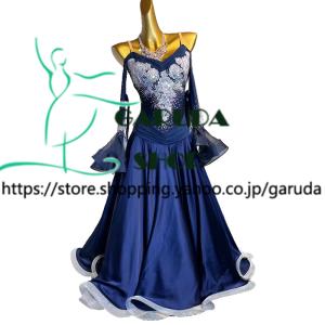 Garuda SHOP レディース社交ダンス衣装 競技ドレス モダンドレス高級