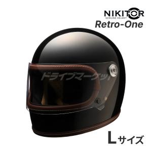 NIKITOR RIDEZ Retro-One フラットブラック Lサイズ(59-60cm未満) フル