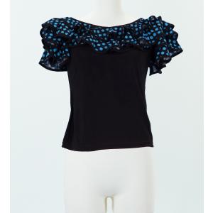 フラメンコ 3段フリル ブラウス ホワイト F(M)サイズ 2481whf : emika