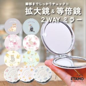 リントブラシ ミラー付き洋服ブラシ マイルドカラーコスメ クーリア