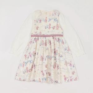 mezzo piano メゾピアノ 星座柄カットワンピース 100 110 120 130