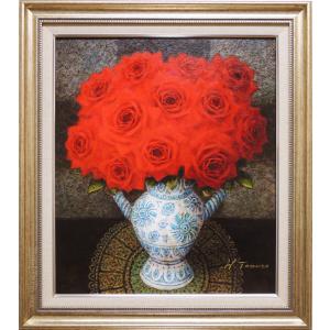 絵画 油絵 花とバイオリン (池田秀郎) 【肉筆】【油絵】【花】【静物