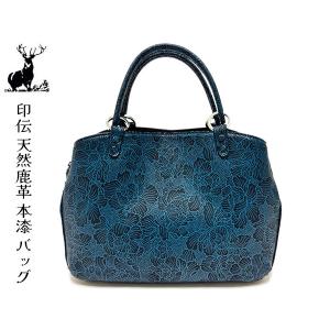 印伝 バッグ 日本製 鹿革 フォーマルバッグ 冠婚葬祭 鹿革使用 国産
