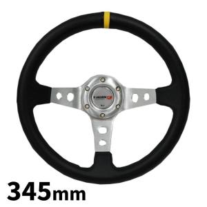 ステアリング 28Φ PVCレザー ブラックスポーク ノスタルジック NISMO