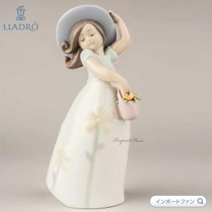 LLADRO（リヤドロ） きれいな花ばかり 少女 置物 01005222 LLADRO