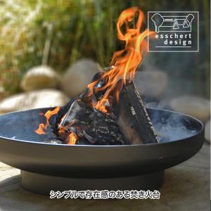 エッシャート デザイン ラウンド ファイヤーボウル 焚き火台 大型