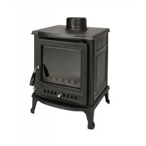 薪ストーブ 丸型 380x510x900 30kg 煙突径106mm用 プロパンボンベを