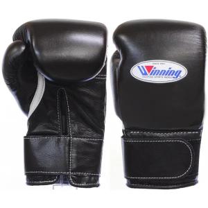 10オンス MS-300-BLKGRY1 ウイニング ボクシンググローブ ひも式