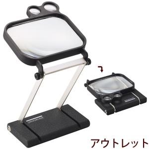 虫眼鏡 読書用 ルーペ 1790B 1.7倍 215×260mm 池田レンズ フレネル