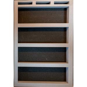 Nゲージ車両収納用 A4ブックケース対応 交換用10両収納中敷ウレタン5枚