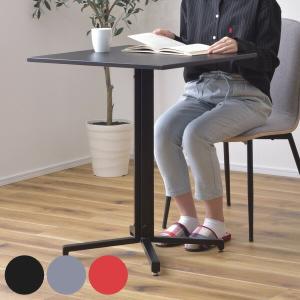 東谷 カフェテーブル 幅60cm スチール スクエア 正方形 テーブル