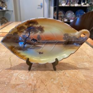 ノリタケ オールドノリタケ RCニッポンマーク 金彩盛上 手付 皿