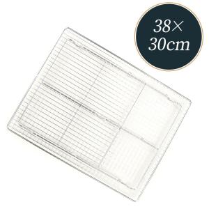 製菓用品・ケーキクーラー お菓子作り・道具 50×35×2cm マトファ 角網