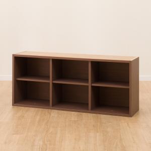 ニトリ（NITORI） オープン本棚 (73 BS005 MBR) 書棚 ラック シェルフ