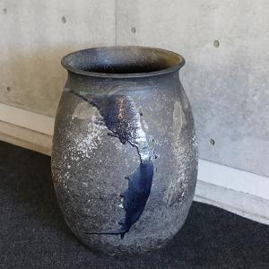 大壺 傘立て 花入れ 陶器 大型 おしゃれ 信楽焼 傘入れ 花瓶 玄関 新築