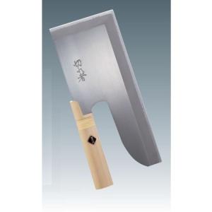 越前刃物 宝馬 本格派 そば切包丁 ステンレス鋼 300mm 合板ハンドル