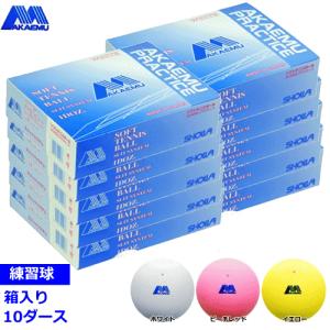 LUCENT（ルーセント） アカエム ソフトテニスボール 公認球 カゴ入り10