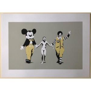 Banksy バンクシー GIRL WITH GOLD BALLOON WCP リプロダクション