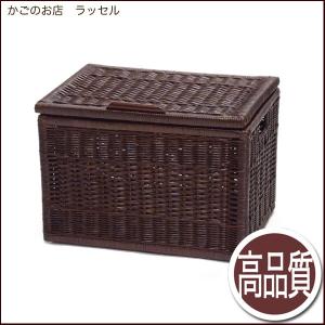 ふたつき 籐 バスケット 大きい 籐かご L カゴ ラタンバスケット 蓋