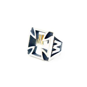 WEIRDO（ウィアード） サイズ23,25,27号 CROSS RING SILVER925