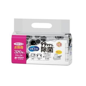 シルコット 99．99％除菌ウェットティッシュ詰替 40枚×3個