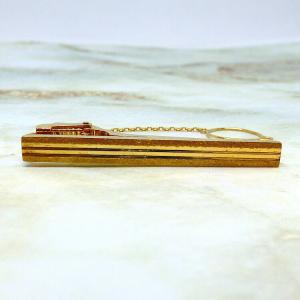 半額/ K14WG ホワイトゴールド/エメラルド ネクタイピン(代引き不可