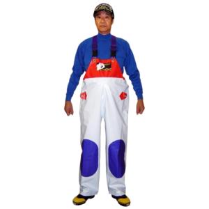 水産用合羽 201 シーガル ワンタッチ付ズボン ズボンのみ 白
