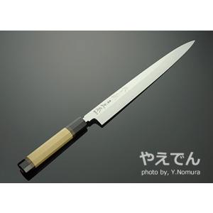 正本総本店 MASAMOTO 銀燦鋼《サビにくい》 柳刃刺身庖刀 包丁270mm
