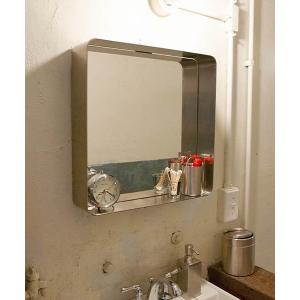 DULTON（ダルトン） 鏡 STAINLESS STEEL FRAME MIRROR WITH BRACKET S