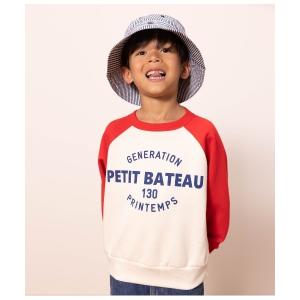 PETIT BATEAU（プチバトー） トレーナー バイカラースウェットプル