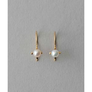 ete（エテ） ピアス K10YG パール サークル ピアス レディース