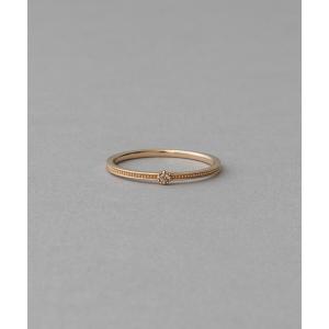 ete（エテ） 指輪 リング 「レイヤード」 K10YG ダイヤモンド リング